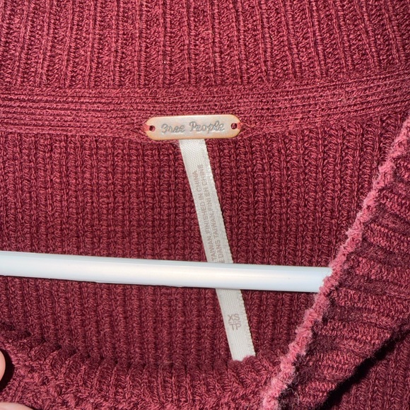 Free People Easy Street Color Block Sweater Size XS - Picture 6 of 10